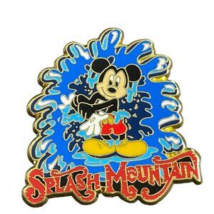 Disney Splash Mountain Trading Pin Mickey Mouse Lapel Pin Brooch Badge Jewelry